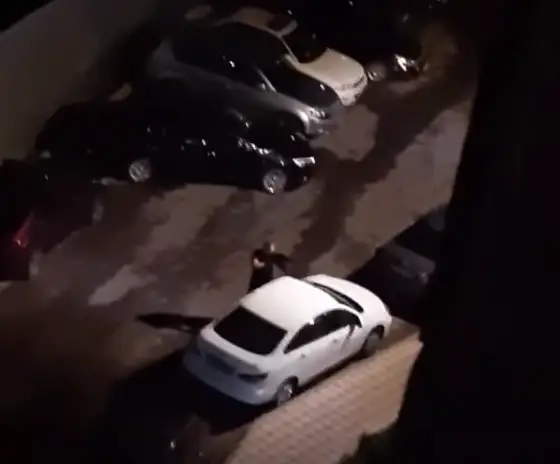 الماتىدا تۇرعىن ۇيلەر اراسىندا قارۋمەن جۇرگەن ەر ادام ۇستالدى - ۆيدەو