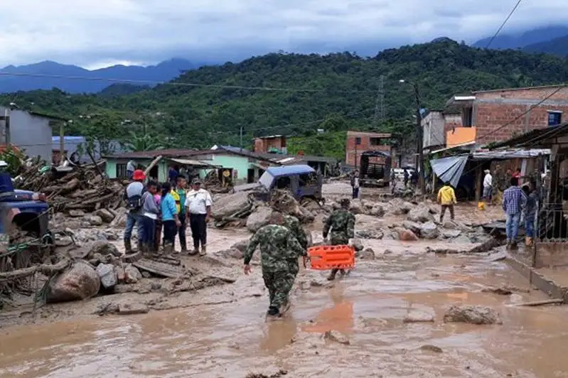 Колумбияда кўчки: Қурбонлар сони 17 кишига етди