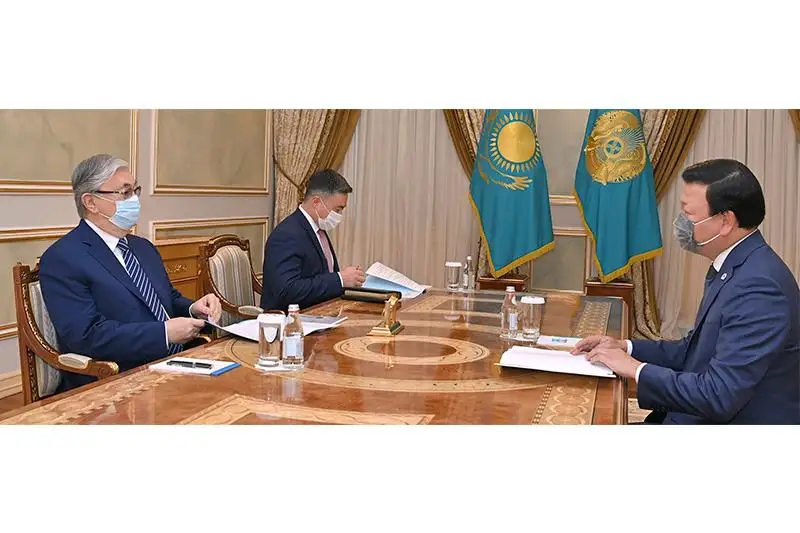 Қозоғистон Президенти соғлиқни сақлаш вазирини қабул қилди