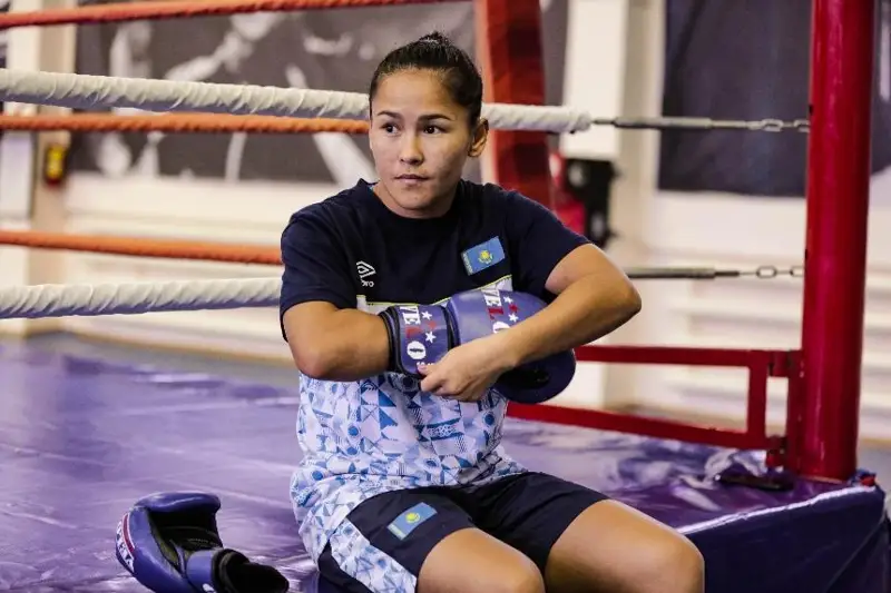 جاينا شەكەربەكوۆا بوكستان ازيا چەمپيوناتىنىڭ فينالىنا شىقتى