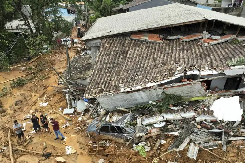 巴西圣保罗州严重暴雨灾害死亡人数升至48人