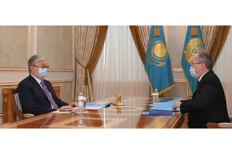 ҚР Президенти Молиявий мониторинг агентлиги раисини  қабул қилди