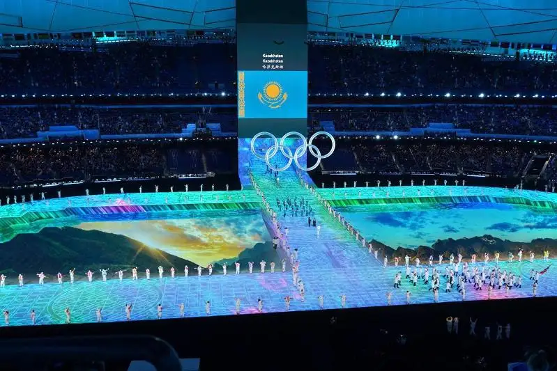 Қазақстан спортшылары қысқы Олимпиада шеруінде жүріп өтті