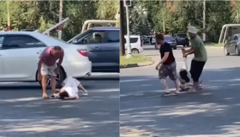 ورالدا ماس ايەل كولىكتەردى جۇرگىزبەي جول بويىنا جاتىپ العان - ۆيدەو