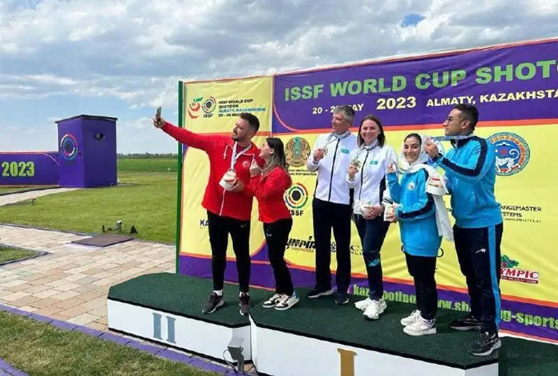 Қозоғистон терма жамоаси стенддан ўқ отиш бўйича жаҳон чемпионатида медаллар сони бўйича биринчи ўринни эгаллади