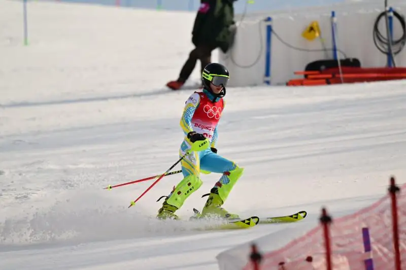 Пекин-2022: Александра Троицкая не смогла финишировать в первой попытке в слаломе