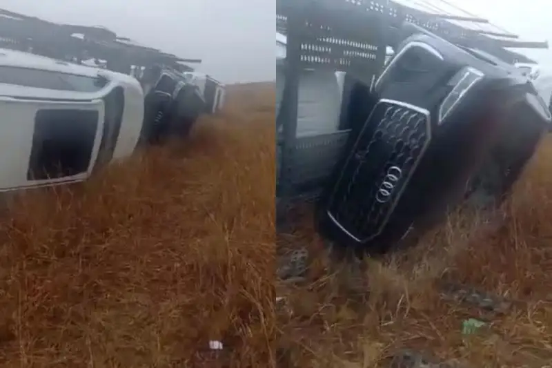 اقمولا وبلىسىندا التى ماشينا تيەلگەن جۇك كولىگى اۋدارىلدى