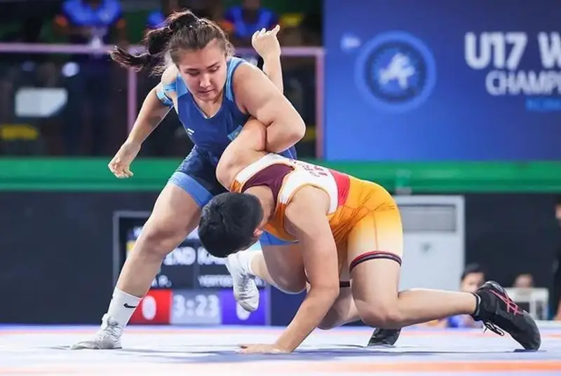 Аёллар кураши бўйича жаҳон чемпионатида Қозоғистон бронза медалини қўлга киритди