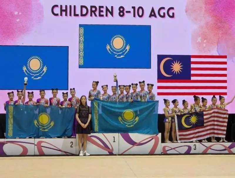 قازاقستان قۇراماسى ەستەتيكالىق گيمناستيكادان ازيا چەمپوناتىندا 11 مەدال جەڭىپ الدى