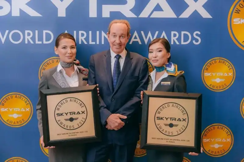 阿斯塔纳航空第十次荣获SKYTRAX “中亚及独联体最佳航空公司” 奖