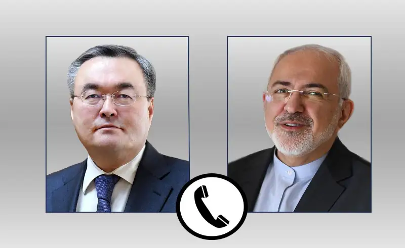 外交部长特列吾别尔德与伊朗外长通电话