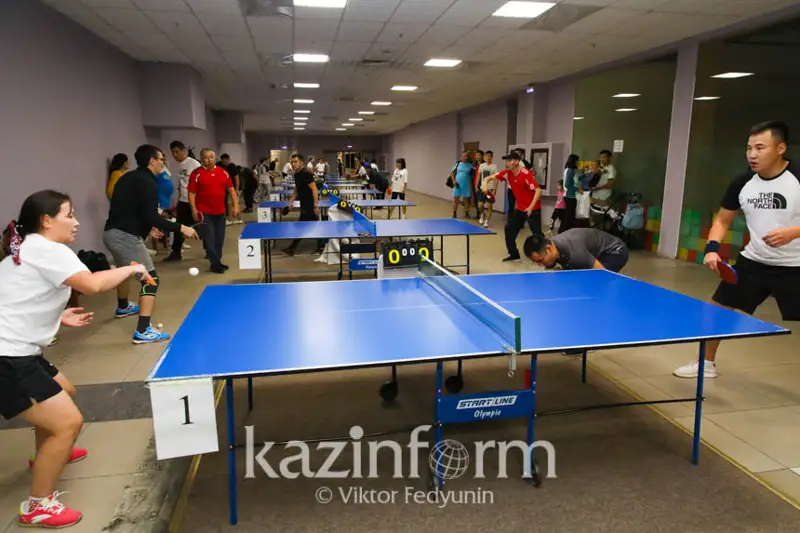 ق ر پرەزيدەنتى ءىس باسقارماسىنا قاراستى ۆەدومستۆولار اراسىندا ۇستەل تەننيسىنەن تۋرنير ءوتىپ جاتىر