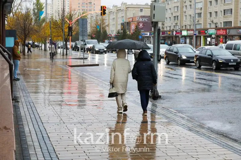 Дожди с мокрым снегом и морозы ожидаются в Казахстане