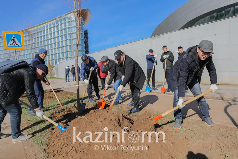 ق ر پرەزيدەنتىنىڭ تەلەراديوكەشەنى ۇجىمى رەسپۋبليكالىق ەكولوگيالىق اكسياعا قاتىستى