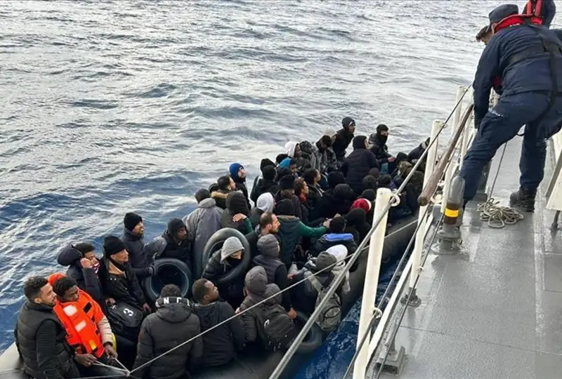 Туркия қирғоқларида 55 нафар ноқонуний мигрантлар қутқарилди