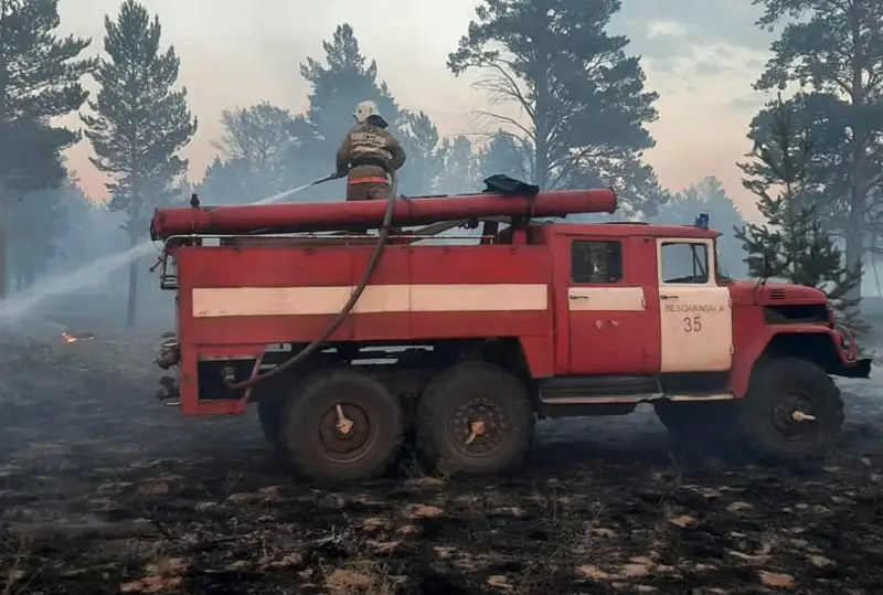 اباي وبلىسىندا نايزاعايدان شىققان ءورت 280 گەكتارعا جايىلدى
