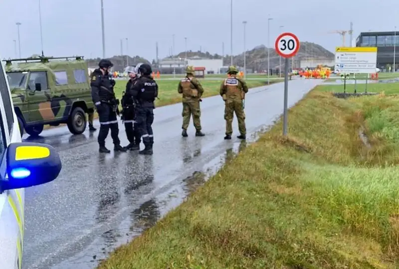 Портлаш хавфи туфайли норвегиялик газ заводини эвакуация қилишга олиб келди