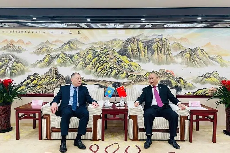 哈萨克斯坦驻华大使会见中国新兴集团董事长