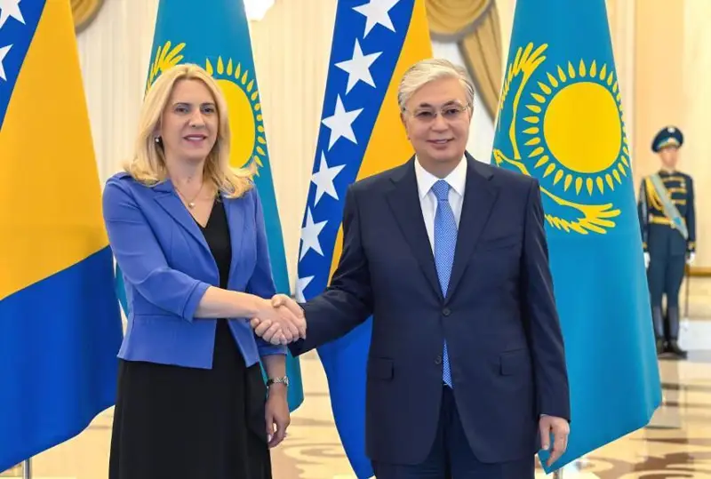 ҚР Президенти Босния ва Герцеговина Президиуми раиси Желька Цвияновични қабул қилди