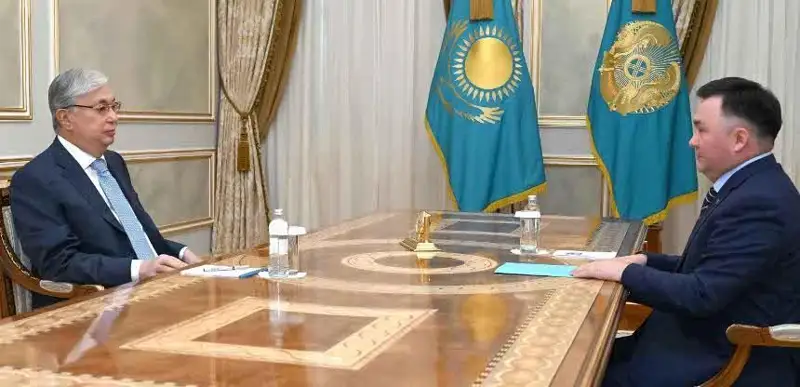 ҚР Президенти Олий суд раиси Асламбек Мерғалиевни қабул қилди