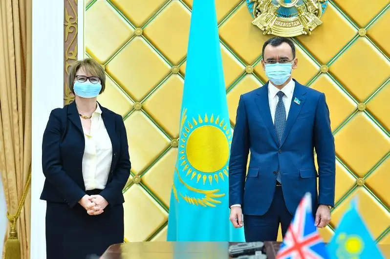 ҚР Сенати Раиси Буюк Британия Элчиси билан учрашди