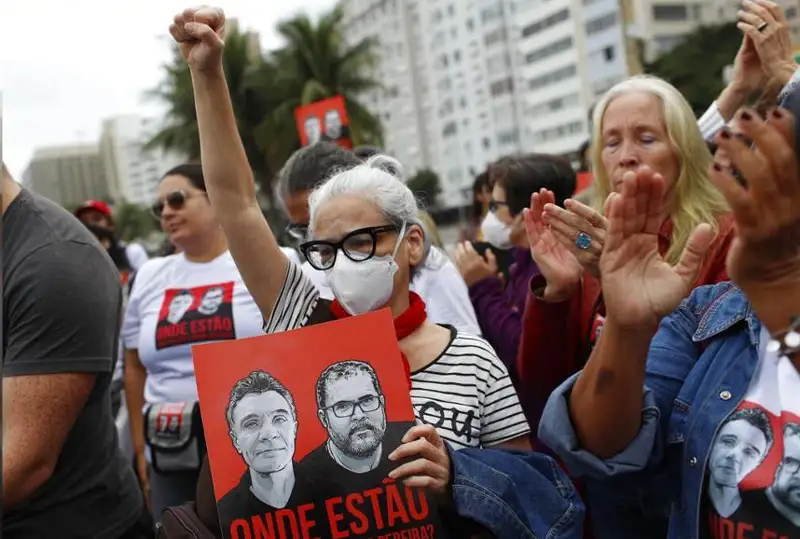 Бразилияда журналист ўлими юзасидан норозилик намойишлари бўлиб ўтди