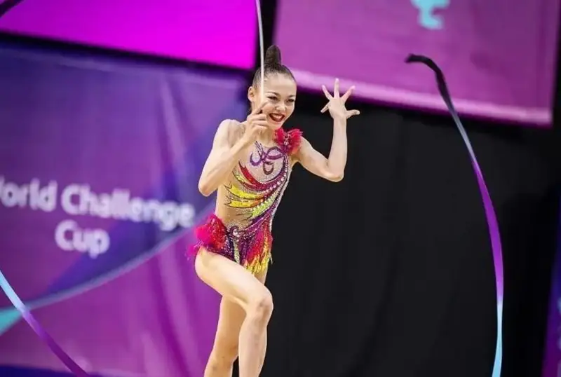 Қозоғистонлик гимнастикачи Чехияда ўтказилган Гран-присида бронза медалини қўлга киритди