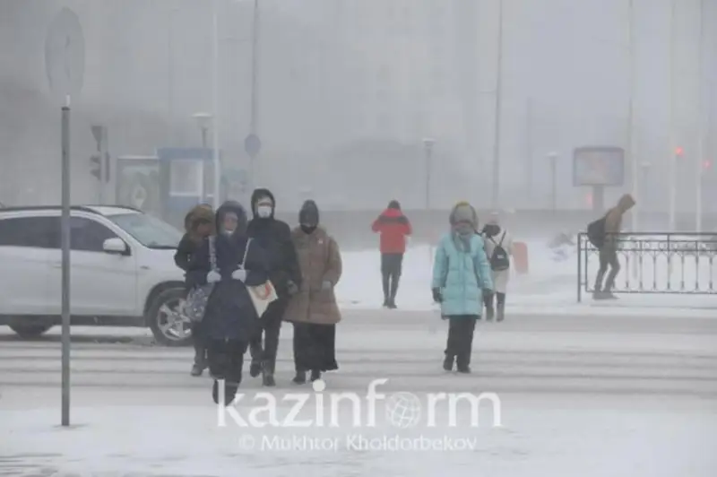 Қозоғистоннинг аксарият ҳудудларида ёмғир ва қор ёғиши кутилмоқда