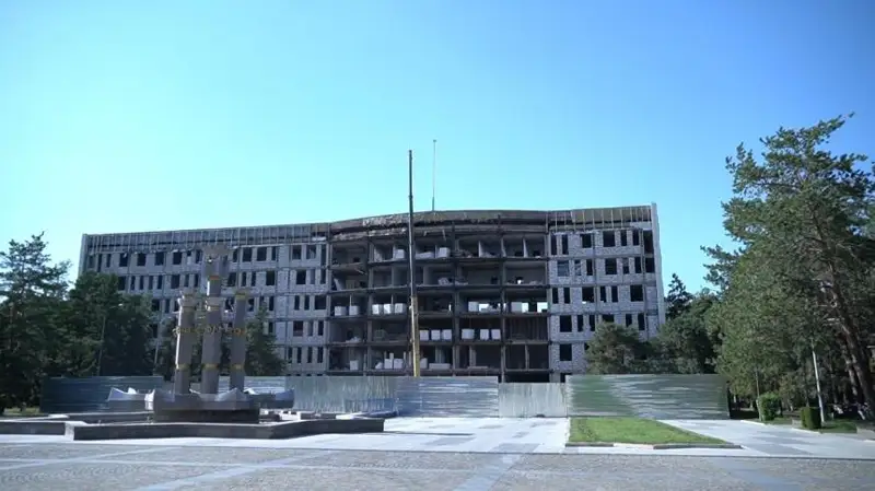 تالدىقورعاندا قاڭتار وقيعاسى كەزىندە بۇلىنگەن اكىمدىك عيماراتى 4,7 ميلليارد تەڭگەگە جوندەلۋدە