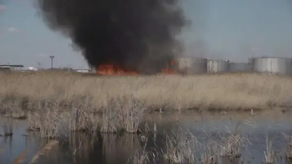 پەتروپاۆلدا 10 گەكتار جەر ورتەندى