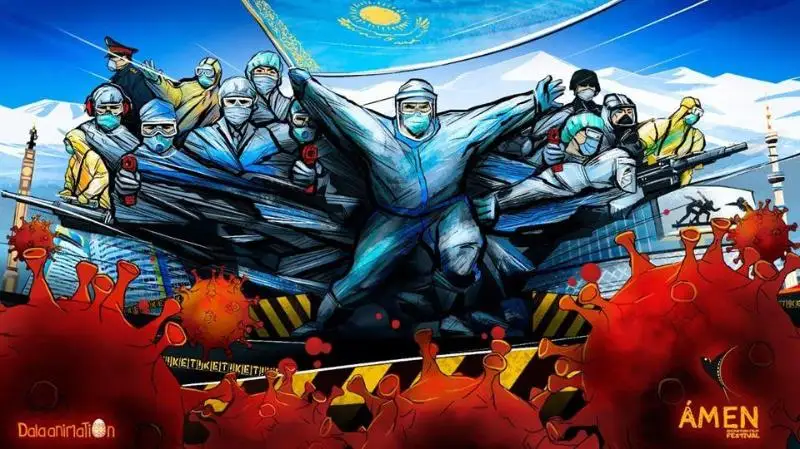 Рассомлар шифокорлар ва полицияни қўллаб-қувватлаш учун янги челлендж бошлади