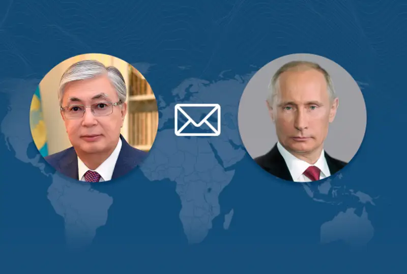 Владимир Путин Қасим-Жомарт Тоқаевни сайловдаги ғалабаси билан табриклади