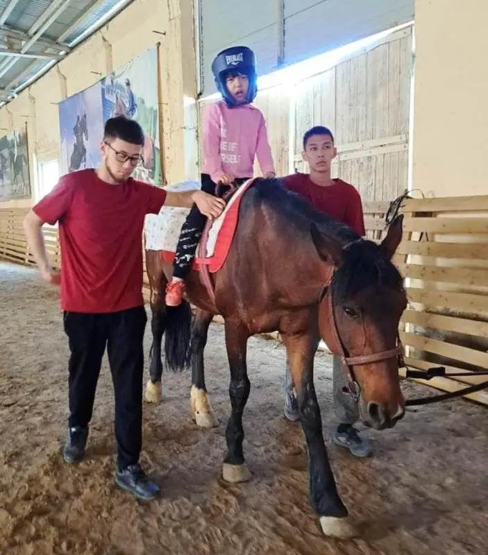 «ەداۋىر سابىرلى بولا باستادى»: جىلقى مالىنىڭ ەرەكشە بالالاردى ەمدەۋدە قانداي كومەگى بار