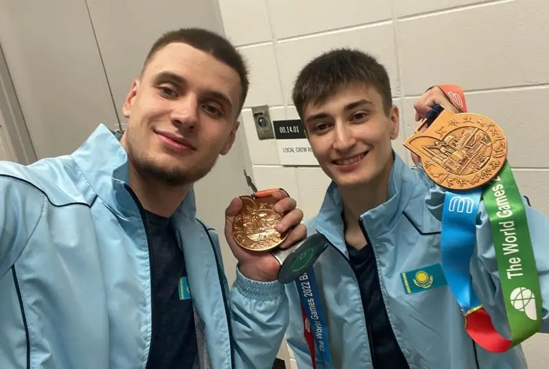 قازاقستان اكروباتتارى ا ق ش- تاعى دۇنيەجۇزىلىك ويىنداردا «قولا» يەلەندى