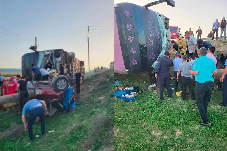 Три человека погибли в дорожной аварии в Туркестанской области