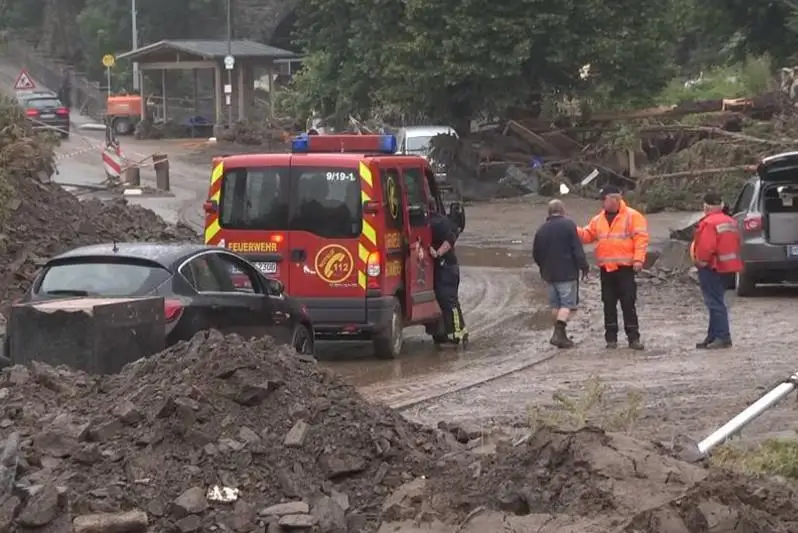 德国西部洪灾致至少20人死亡