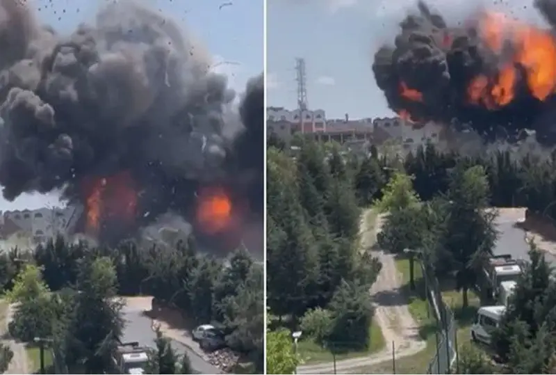 Взрыв произошел на лакокрасочном заводе Стамбула