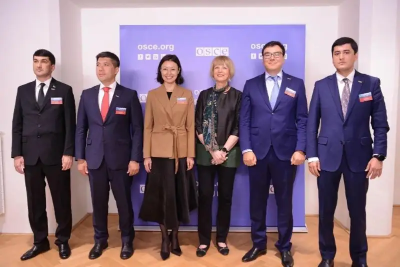 哈萨克斯坦代表团参加欧安组织气候变化高级别会议