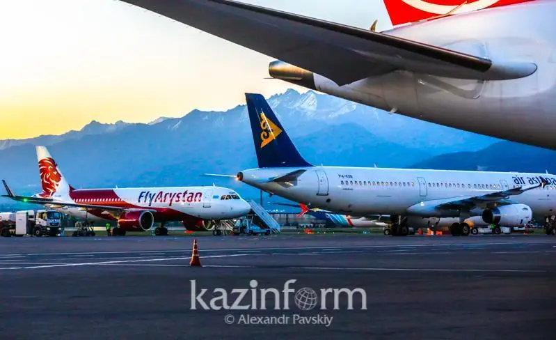 Қозоғистон чет элларга  63 йўналишда ҳафтасига 240 та парвозларни амалга оширади