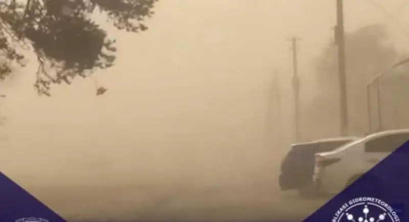 Ўзбекистоннинг бир қанча ҳудудларида чанг бўрони кузатилди