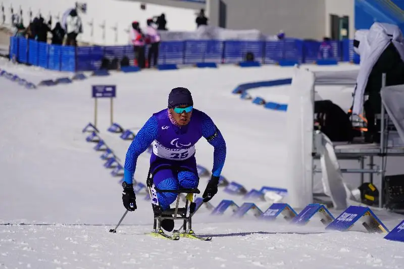 Казахстанцы не прошли квалификацию «сидячего» лыжного спринта на Паралимпиаде-2022