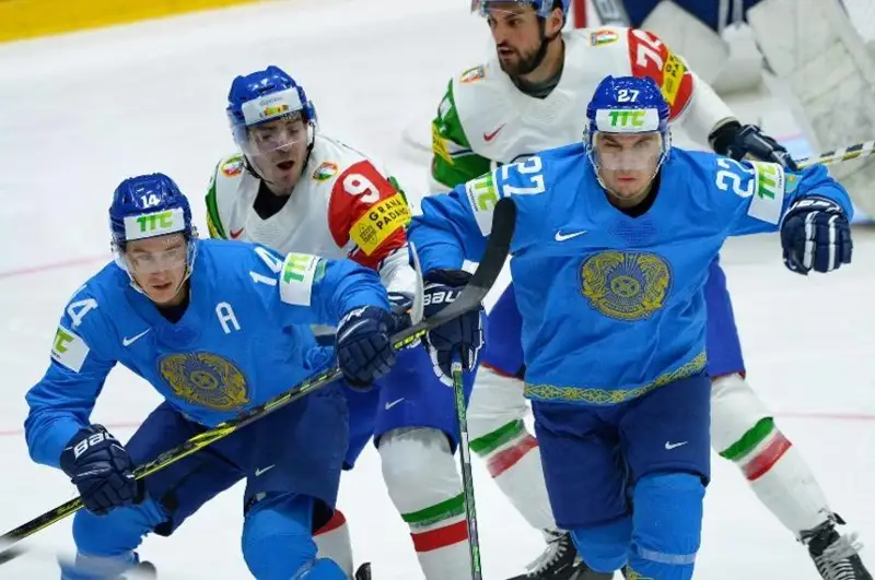 Хоккей бўйича жаҳон чемпионатида Қозоғистон Италияни 5:2 ҳисобида мағлуб этди