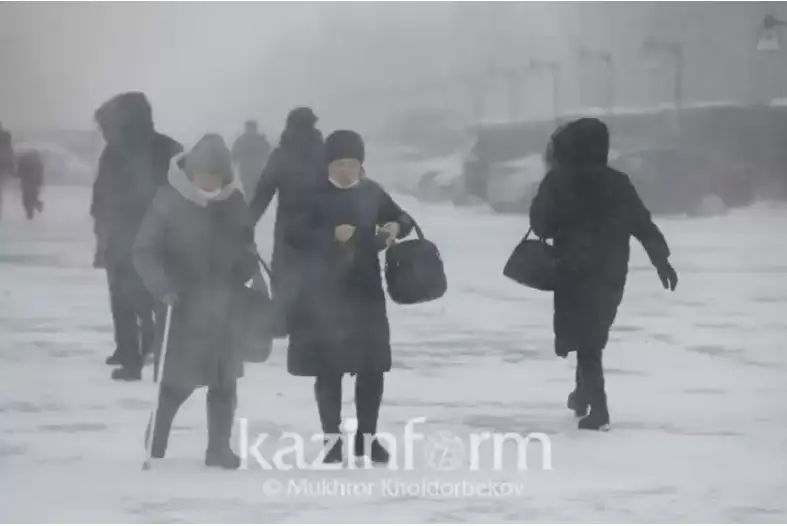 قازاقستاننىڭ 8 وڭىرىندە اۋا رايىنا بايلانىستى ەسكەرتۋ جاريالاندى