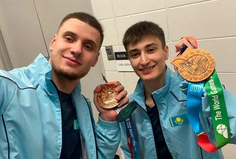 Карагандинские акробаты завоевали бронзу Всемирных игр в США