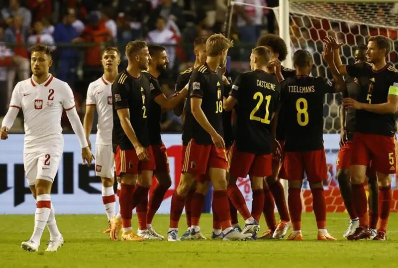 Футбол бўйича UEFA Миллатлар лигасида Бельгия Польшани йирик ҳисобда мағлуб этди