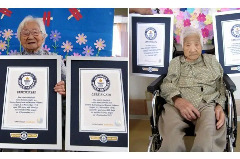 Гиннес рекордлар китоби сайёрадаги энг кекса эгизакларнинг исмларини маълум қилди