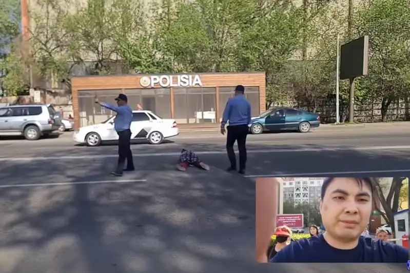 Выбежавшую на дорогу женщину наказали в Алматы