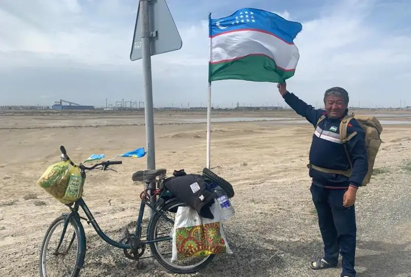 ۆەلوسيپەدپەن قاجىلىققا بارا جاتقان وزبەكستاندىق قازاق پوليسەيلەرىنە العىس ايتتى