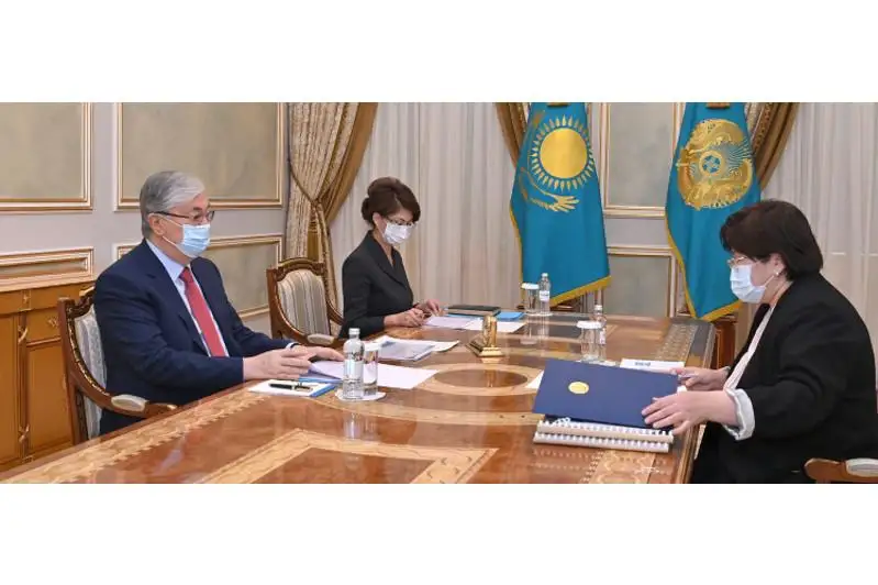 Президент Адам құқықтары жөніндегі уәкіл Эльвира Әзімованы қабылдады