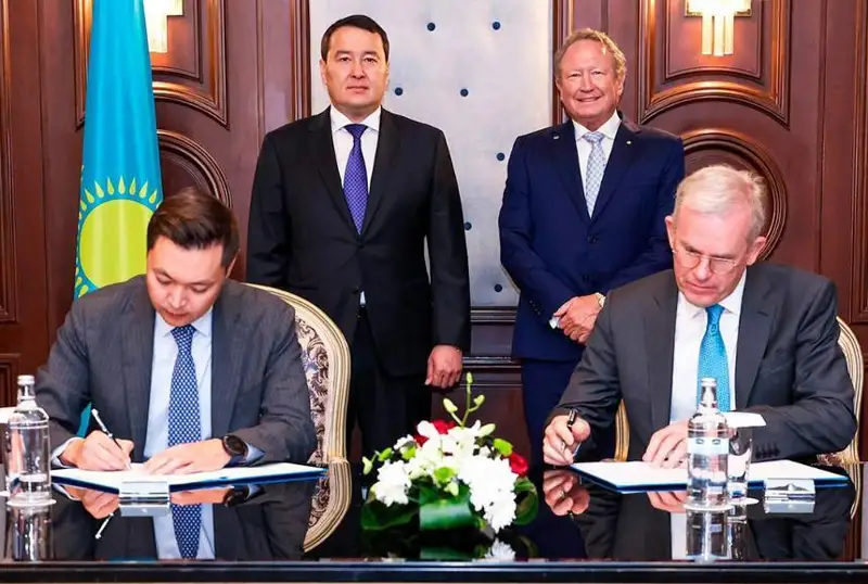 Қозоғистон ва Fortescuе компанияси «яшил» водород ишлаб чиқариш бўйича шартнома имзолади